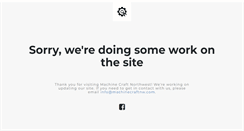 Desktop Screenshot of machinecraftnw.com